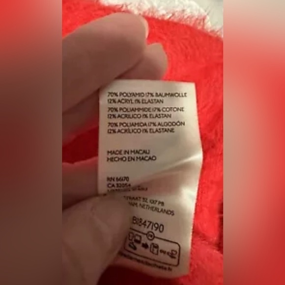 Free People Red Flurry Sweater, Size XS (v) - Picture 9 of 11